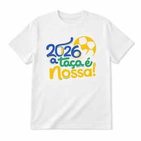 Camiseta 100% Algodão Unissex Corte Regular - CT1 PS