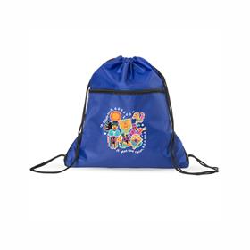Sacochila Nylon Emborrachado com Zíper 34 x 44cm - SC47 DTF