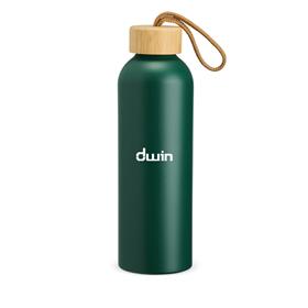 Garrafa de Alumínio com Tampa de Bambu 800ml - GA353