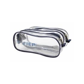 Estojo em PVC Cristal com 2 ziperes - ET60 RP