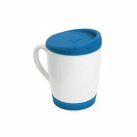 Caneca em Porcelana com base e tampa de silicone - CN440