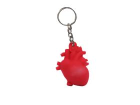 Chaveiro Coração Arterias em Vinil - CH179