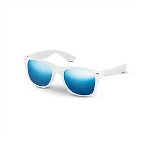 Óculos de sol com lentes espelhadas e armação translúcida - OC11 PS