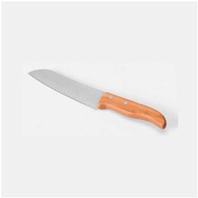 Faca Santoku com cabo em bambu - FA12 SM
