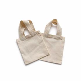 Mini Ecobag em Algodão Cru  - EC76