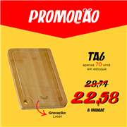 Tábua em Bambu - TA6 PROMO