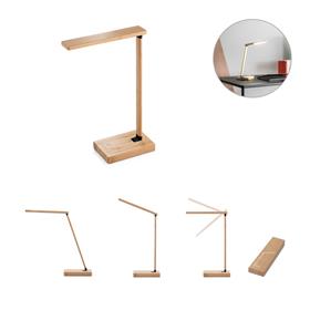 Luminária em bambu com carregador por indução - IL13 PS