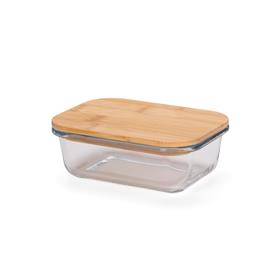 Marmita em Vidro com Tampa de Bambu - 300ml - LN28