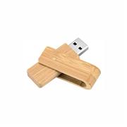 Pendrive Giratório em Bambu - PD51