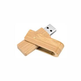 Pendrive Giratório em Bambu - PD51