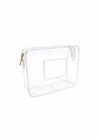 Nécessaire Transparente com Porta - Cartão - NE176 VD