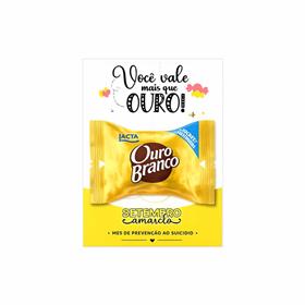 Card com Bombom Ouro Branco - PV122