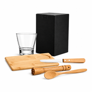 Kit Caipirinha em Bambu - 5 peças - KH18 SM