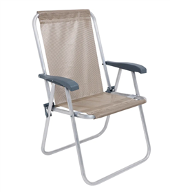 Cadeira de Praia Relax Comfort Alta em Alumínio - DB9 VD