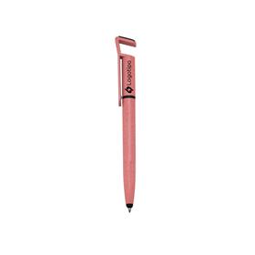 Caneta Fibra de Bambu Touch com Suporte Celular - CA8